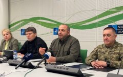 Рустем Умеров на брифинге