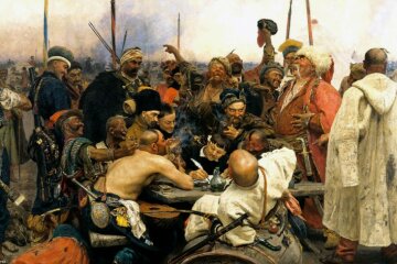 Запоророжские казаки пишут письмо турецкому султану