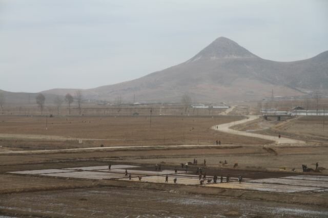 Сельская местность в северной корее