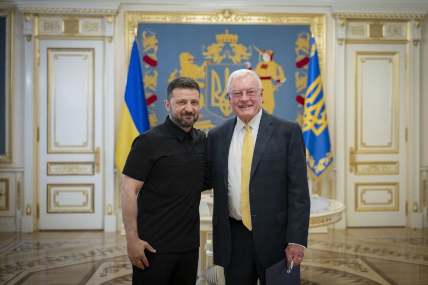 Владимир Зеленский и Кит Келлог
