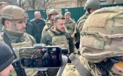 Зеленский в Буче / Фото: ВВС, вторжение россии, оккупанты,