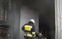 На Западной Украине сгорел военный склад