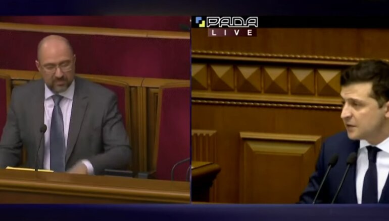 Денис Шмыгаль, Владимир Зеленский, COVID-19