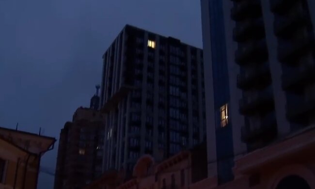 Отключение света и тепла