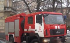 Под Львовом сгорело авто Минобороны с пассажирами