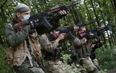 тренировочный лагерь боевиков