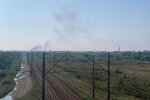 Обстрел вокзала в Авдеевке, ранен украинский военный, война на донбассе