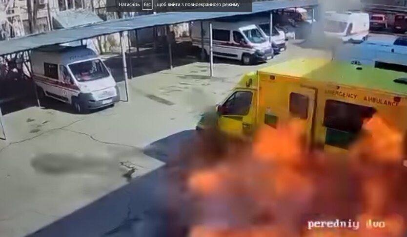 Появилось видео удара рашистов по детской больнице в Николаеве