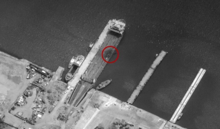ЗСУ успішно вразили поромну переправу російських окупантів у Криму, - Генштаб