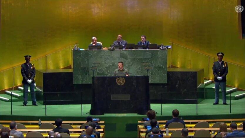 Владимир Зеленский в Генассамблее ООН