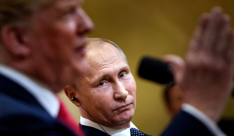 Дональд Трамп і Володимир Путін