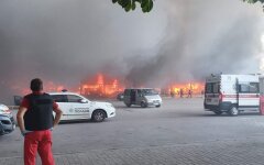 Ракетный удар РФ по мирному населеню в Кременчуге 27 июня