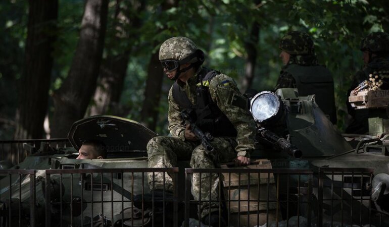 украинская армия АТО танк