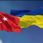 Флаги Турции и Украины, коллаж