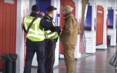 На киевском вокзале произошло ЧП