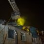 Пожар после ракетного обстрела в Одессе