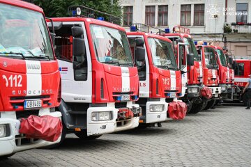 Пожежні авто від Латвії
