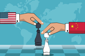 США и Китай на шахматной доске