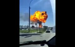 Взрыв АЗС в Новосибирске