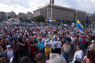 Митинг на Майдане. Врадиевские ходоки