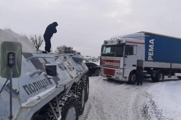 Пропуск грузовиков на украино-польской границе / Фото: kyiv.npu.gov.ua