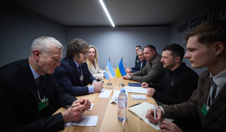 Володимир Зеленський та Хав'єр Мілей