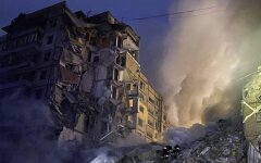 Обстрел жилого дома в Днепре, фото