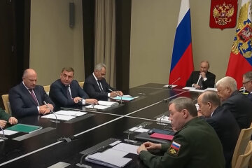 Путин и военное руководство РФ