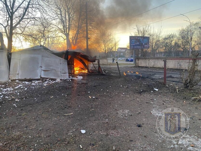 Удар Росії по Києву