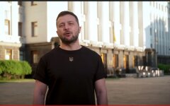 Владимир Зеленский, возле ОП