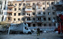 Удар по Киеву / Фото: Виталий Кличко