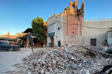 Землетрясение в Марокко. Фото: ВВС