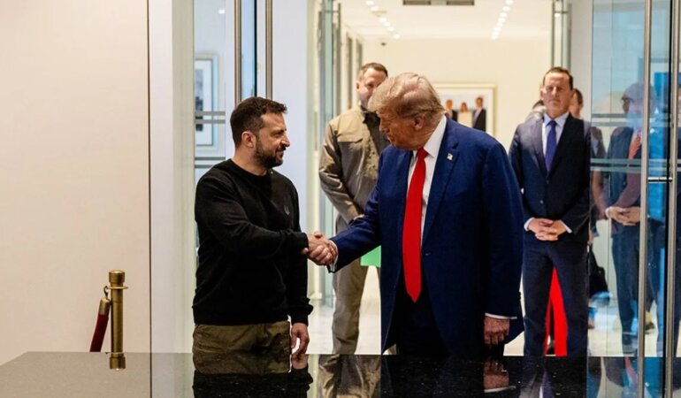 Владимир Зеленский и Дональд Трамп