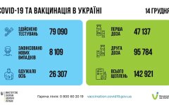 Статистика по коронавирусу на утро 15 декабря, коронавирус в Украине