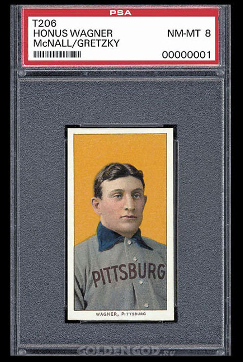 Бейсбольная карточка с изображением Онуса Вагнера