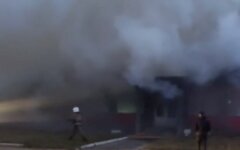 Пожар в Харькове