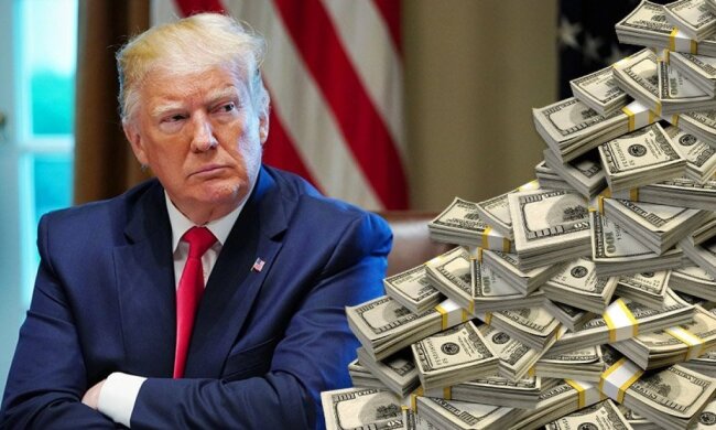 Дональд Трамп та долари