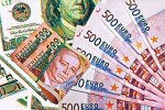 Курс валют в Украине. Доллар, евро и гривна. Графика