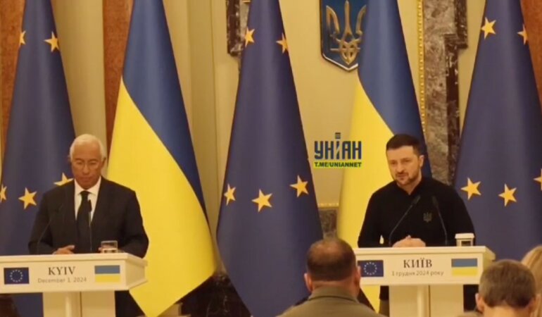 Антониу Коштой и Владимир Зеленский
