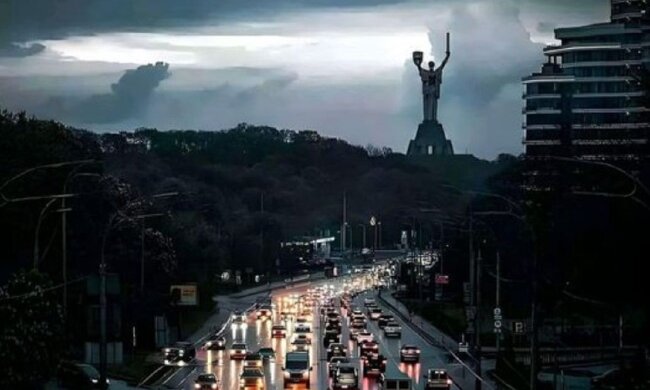 Отключение света в Киеве / Фото: facebook.com/vitwai.photography