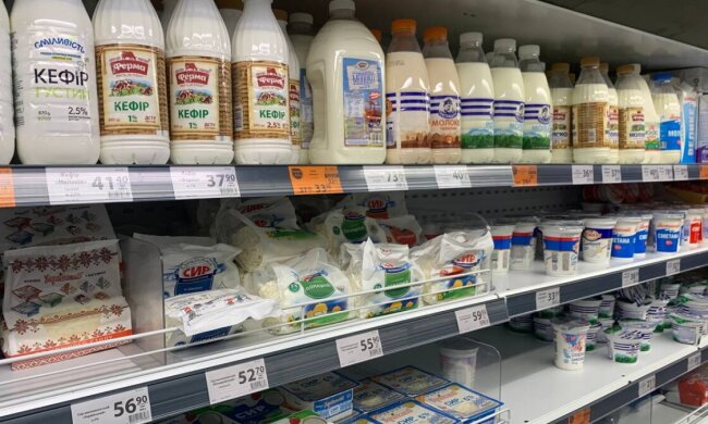Ціни на молочку в Україні