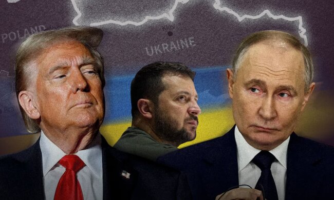 Трамп, Зеленський та Путін