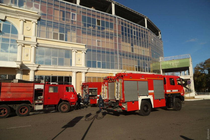 Пожар на одесском стадионе Черноморец, игра сборной,Украина и Болгария