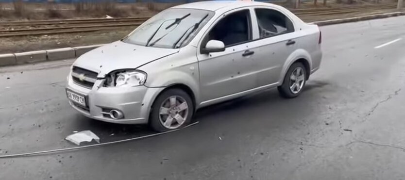 Обстрел гражданского авто оккупантами, вторжение россии в Украину, макаров