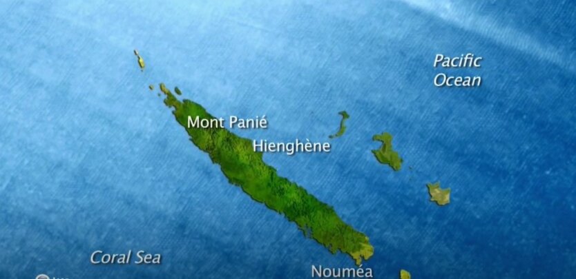Землетрясение у островов Новая Каледония