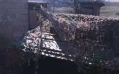 Деревянный муляж танка
