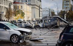 Ракетный удар по Киеву, фото: Телеграм Владимира Зеленского