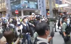 Протесты в Гонконге,революция зонтиков,акция протеста в Гонконге,Гонконг против Китая