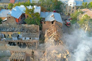 Удар по Львову / Фото: Телеграм Зеленского