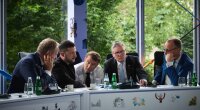 Володимир Зеленський, Кір Стармер, Емманюель Макрон та Фрідріх Мерц
